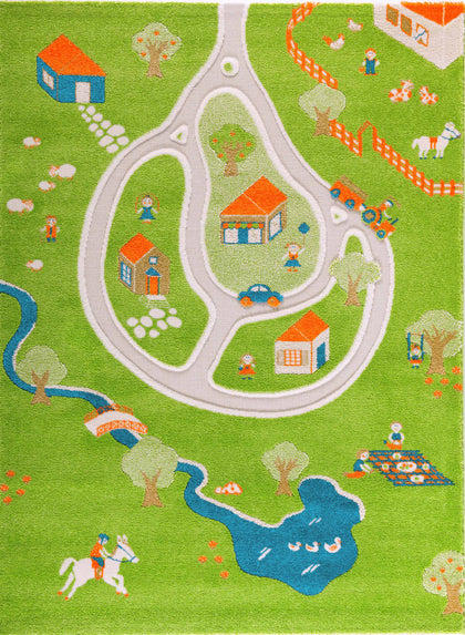 Kids Farm Play Activity Mat / Rug | IVI 3D Play Carpets