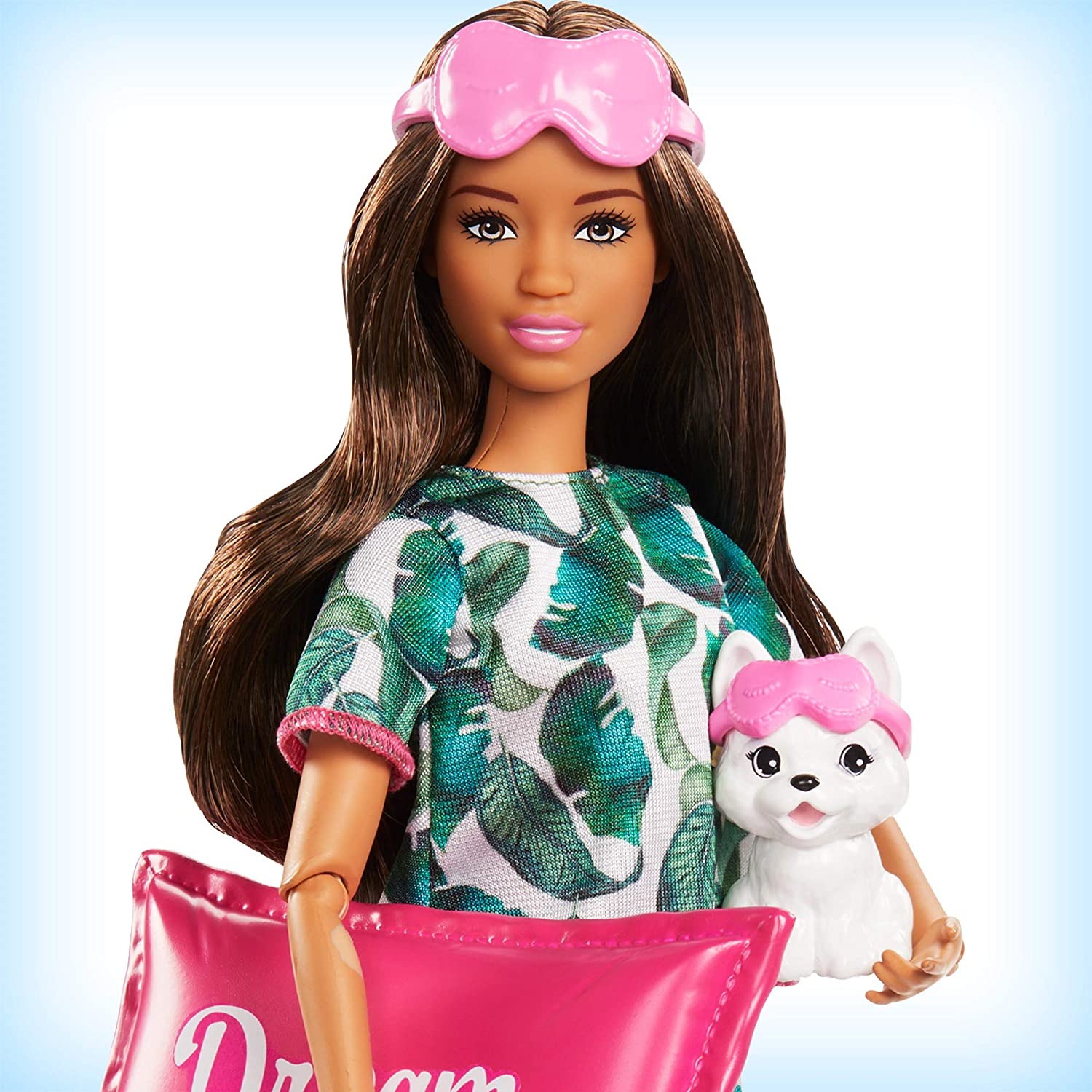 Barbie Relaxation Doll with Puppy and 8 Accessories